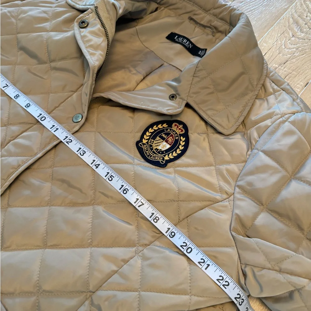 Ralph Lauren Quilted Tan Jacket XL - Picture 6 of 10